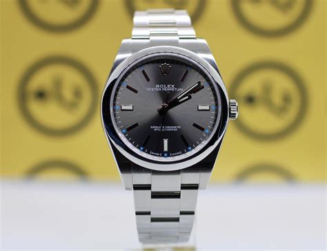 Rolex Oyster Perpetual 39 Dark Rhodium 